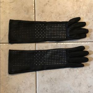target Colab with Brian Atwood leather gloves
